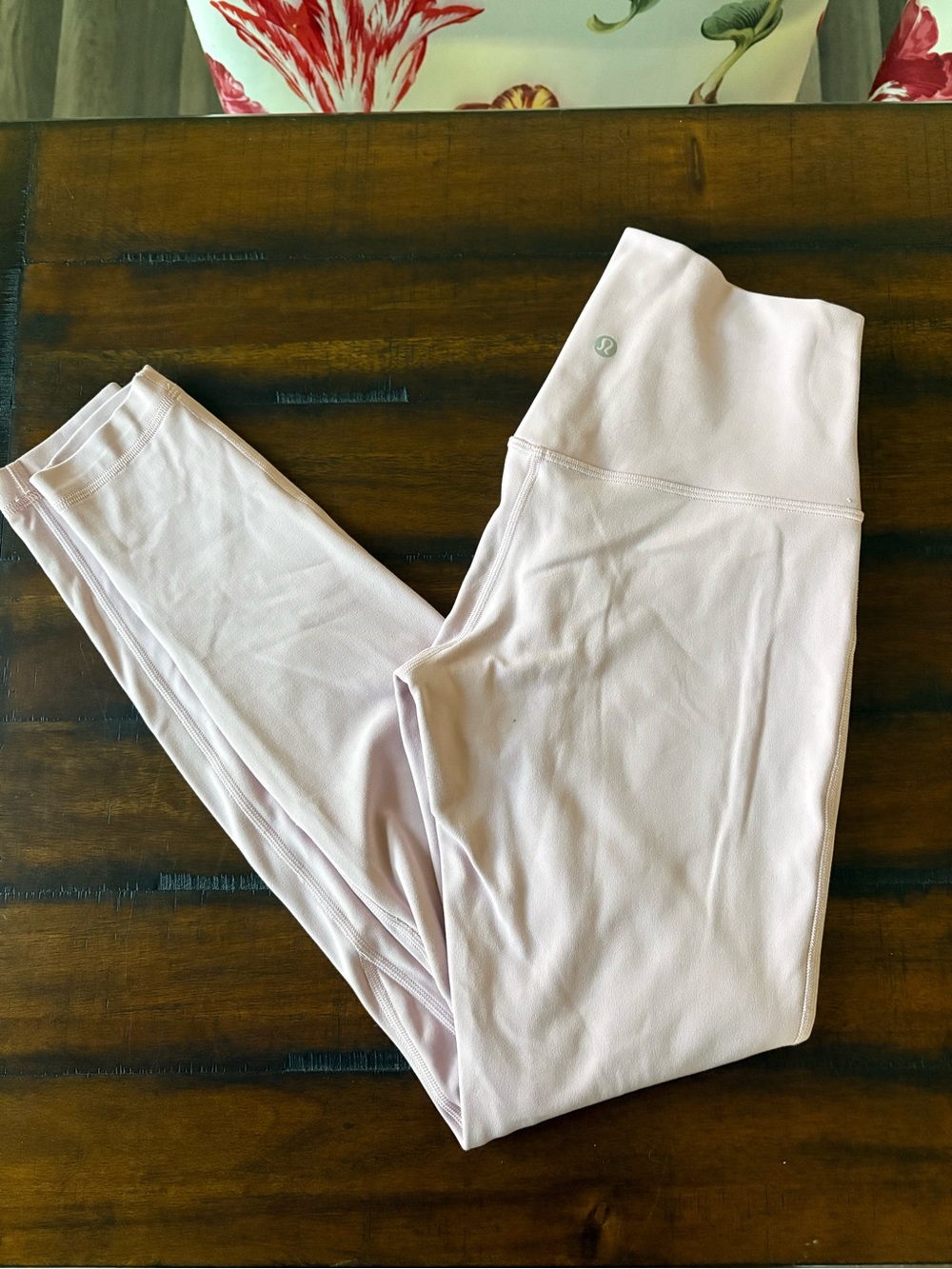 lululemon athletica Light Pink High-Rise Leggings